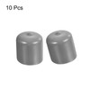 sourcing map 10pcs Rubber End Caps 31mm ID Vinyl Round