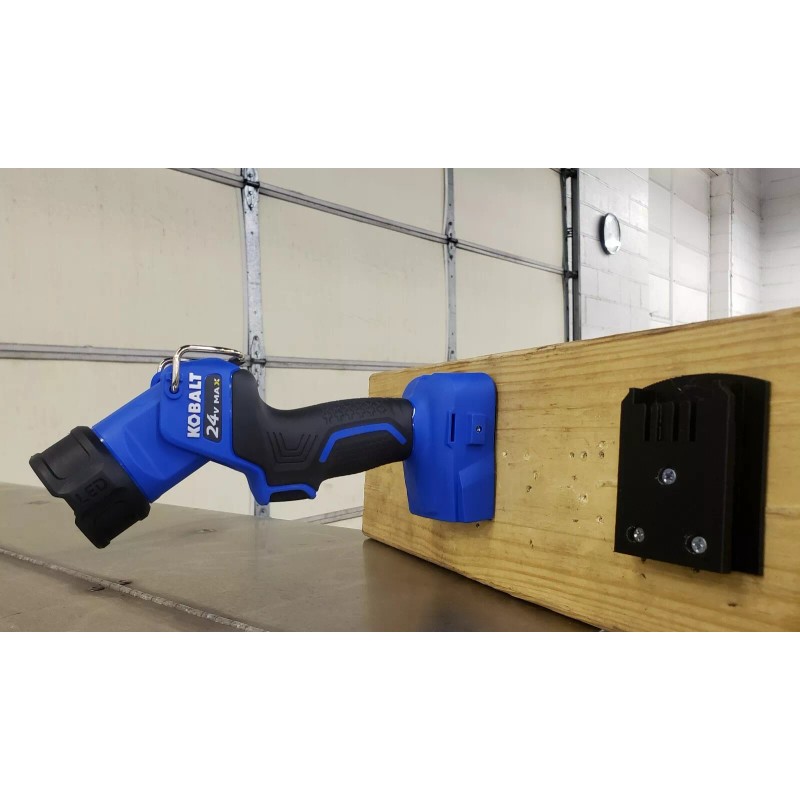 Unbranded Kobalt 24V Wall/Under Shelf Battery & Tool Holder Mount