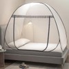 Pop Up Mosquito Net Tent for Beds with Bottom,Bed Canopy