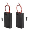 2x AA Battery Case Holder with Lead Wire Bundle Switch