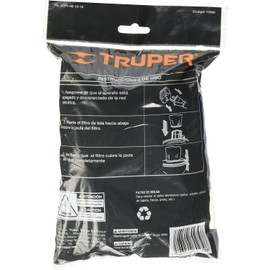 Truper FIL-ASPI-G2, Bolsa con 3 filtros de tela, aspiradoras 5-16 galones