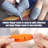 20 Pcs Finger Cots Cut Resistant Protector,Reusable Fingertip Covers Large