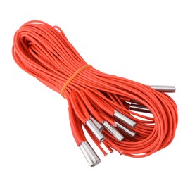 Oumefar 10pcs 12V 40W Ceramic Cartridge Heater, Heating Tube Electric Heating Pipe Fittings 3D Printer Accessories, Heating Tube for 3D Printer