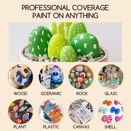 SKYGLORY Dual Colour Brush Tip Acrylic Marker Set, Art Marker Pens Set for Painting, Drawing, Crafting (36)