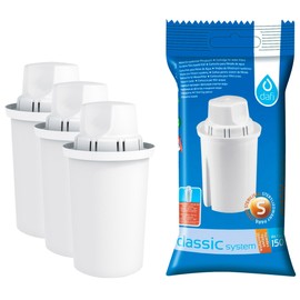 Dafi Classic Water Filter Cartridges for Brita Classic and Dafi Classic Glass Jugs - 3 Pack