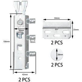 2 Sets Adjustable Cabinet Hangers,Heavy Duty Wall Mounted Cabinet Holder