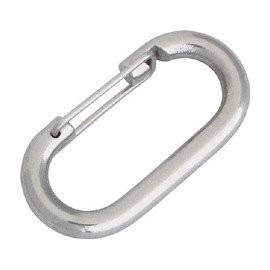 Suimoto B1942 Stainless Steel O-Shaped Hook, Wire Diameter 0.2 inches (4 mm), Length 1.2 inches (30