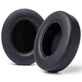 WC WC Wicked Cushions Replacement Ear Pads for Beats Studio 2 & 3 (B0501, B0500) Wired & Wireless | Does NOT Fit Beats Solo | Softer PU Leather, Enhanced Foam & Stronger Adhesive | Black