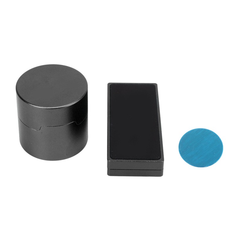 Magnetic Billiard Chalk Holder Aluminium Alloy Round Snooker Cue Chalk