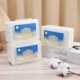 Ultra-Thin Lint-Free Cotton Pads for Makeup Removal (Boxed) Cotton Pads 10ea