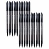 CLARO Scholar Ballpoint Pens, BLACK, Medium Point (1.0mm), Pack of