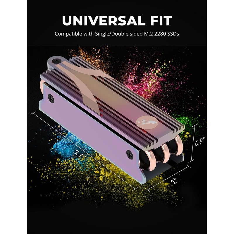 SABRENT M.2 2280 SSD Rocket Gaming Edition Heatsink (SB-GHSK)