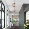 MWZ 3 Pack Farmhouse Pendant Lights Kitchen Island,Rustic 1-Light Small