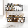 DEERPERCH HAVEN Shower Caddy Shelf with Adhesive, No-Drill Stainless Steel