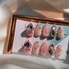 MunNail Pink Heart Nail Tips - Long Point / MunNail