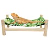Bearded Dragon Bed, Wooden Reptile Sleeping Hammock, Bearded Dragon Tank