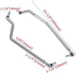 Kojem Steering Drag link Tie Rod Compatible with John Deere L100 L105 L107 L108 L110 L111 L118 L120 L130 G110 Draglink Tie Rod Set Replace for GY20491 GY20492 Pair