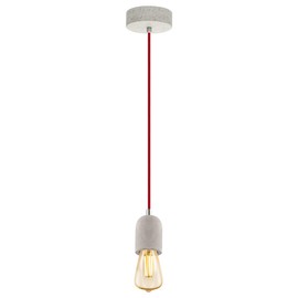 Eglo York Pendant Light Steel 60 W, Grey