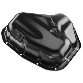 Lower Engine Oil Pan Sump with Drain Plug, Compatible with 2010-2017 Toyota Camry, 2009-2019 Highlander, 2011-2013 Sienna, 2013-2018 Avalon, 2009-2016 Venza, Lexus 2013-2018 ES300h, 2.5L 2.7L