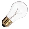 Satco S3720-40 Watt A15 Incandescent Clear Appliance Bulb - 130V/120V,