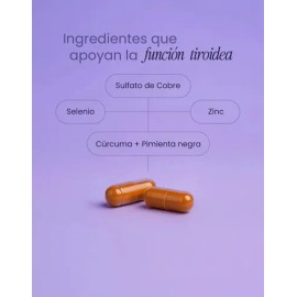 Suplemento Para Tiroides Avanzado Zinc 60 Capsulas Sabor Na