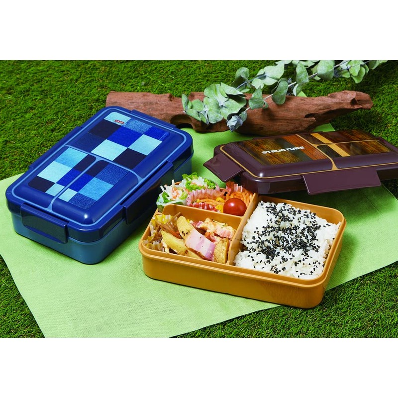 Skater PALT9AG-A Denim Lunch Box, 28.9 fl oz (850 ml),