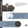 MB HOME Cozy Non-Slip Sofa Slipcover, Brown, Seat