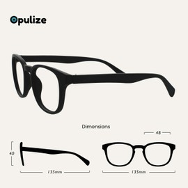 OPULIZE Pop Reading Glasses 4 Pack Fun Round Matt Frame Black Grey Spring Hinges Scratch Resistant Mens Womens RRRR2-1177 +3.50