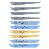 10Pcs Reciprocating Saw Blades High Carbon Steel Bimetal Sabre Saws