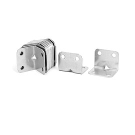 Aexit 25mmx25mmx31mm Stainless Steel Right Angle Brackets Holder Silver Tone 20pcs (39b289e9e08bc0b6b3f213f873466f42)
