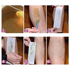 100 Pcs White Thicken Nonwovens Depilatory Paper - Honey Wax hair Removal Wax Special Paper