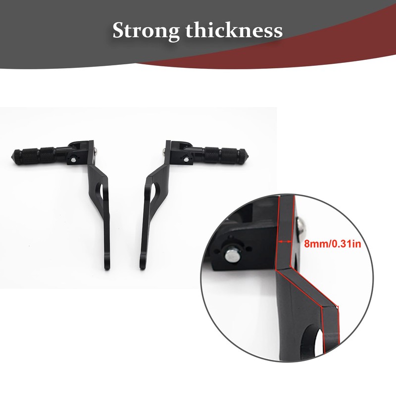 Passenger Peg Lowering Brackets Fit for 2023-2024 REBEL CMX300 /