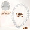 XCRPRT Strong Magnetic Curtain Tiebacks, Faux Pearl Curtain Closure, Tiebacks