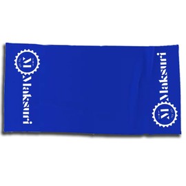 Maksuri 6-Pack Premium Blue Microfiber Towel Set for Sweat Yoga Workout Home Gym Sport Towels, 14 Inch x 27.5 Inch