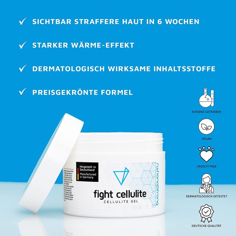 Tightening Gel 225ml with Caffeine, Highly Warming, Activates the Skin