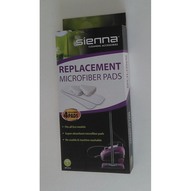 SIENNA Steam Mop Replacement PADS - 4 Pack