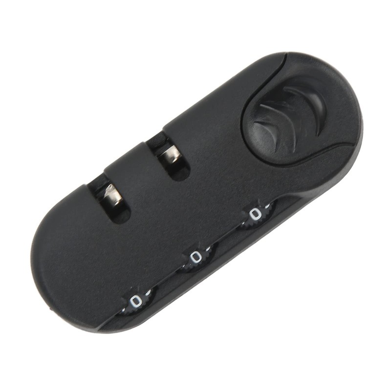 Drfeify Luggage Lock, 3 Digit Zinc Alloy Lock Plastic Frosted