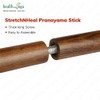 StretchNHeal Multipurpose Wooden Pole - Posture Corrector, Back stretcher and
