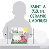 Creative Roots Mosaic Ladybug Stone, Includes 7-Inch Ceramic Stepping Stone