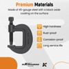 maXpeedingrods C-Clamp, 1-3/4" Opening Capacity, 1-7/16" Throat, O-Series (Model 1-1/2
