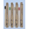 Bamboo Toothbrushes Solft Bristles, Pack of 4 Family Eco-Friendly Wooden