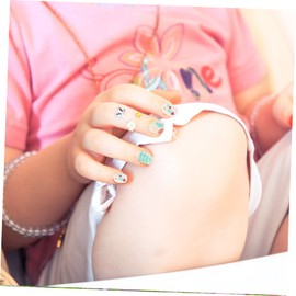 FOMIYES 9 Sets Chic Fashion Fake Nails Boys and Girls Press Nails Christmas Decorations