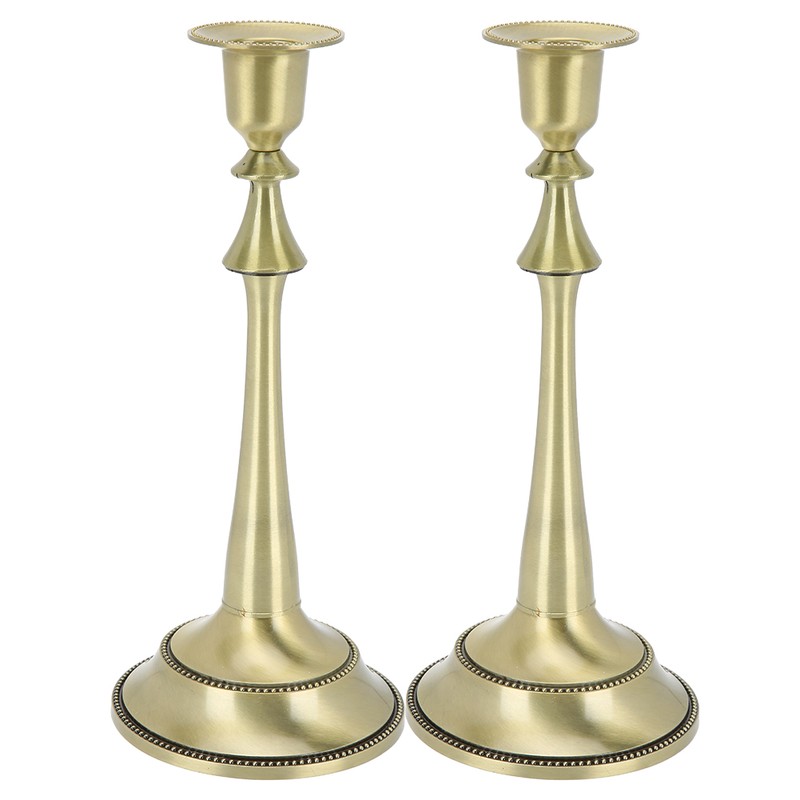 2Pcs Innovative European Style Single Head Candlestick Candle Holder Home