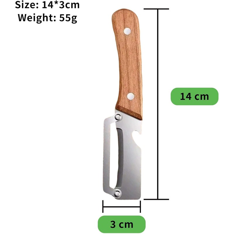 Cortador de verduras multifuncional 2 en 1 – madera y