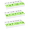 3 x Wellgro® tablet box for 7 days, 2 compartments