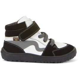 Froddo G3110256 Mid-Height Barefoot Shoes, Leather + TEX Membrane & Textile Lining in Olive Green, white black