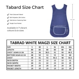 Universal Ladies Women Various Colour Tabard Apron Overall Kitchen Catering Cleaning Bar Pocket Small Medium Large XL 2XL 3XL sizes (Navy Blue, XXL)