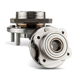 KAX 513123 2PCS Front Wheel Hub Bearing Compatible with Plymouth Grand Voyager 1996-2000,5 Lugs Wheel Bearing and Hub Assembly