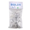 BQLZR, Metallschnallen mit Schiebedorn, 38 mm, 20 Stück, N08437, Silber/Schwarz,