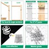 Muzata 20 Pack 1/8" Cable Railing Hardware Kit Hand Swage